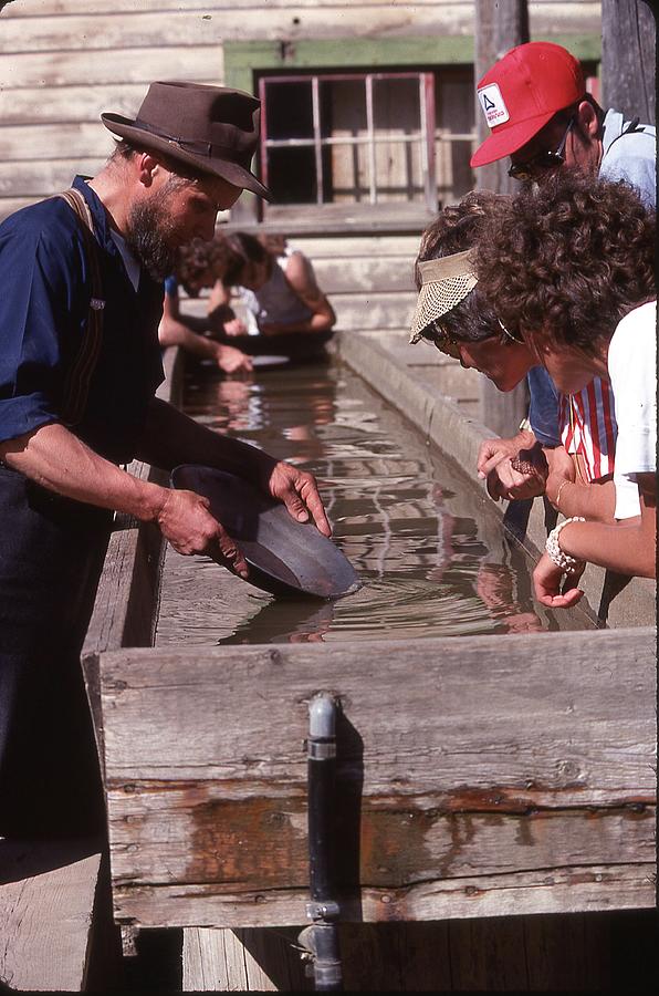 Gold Panning Barkerville BC #1 Photograph by Lawrence Christopher