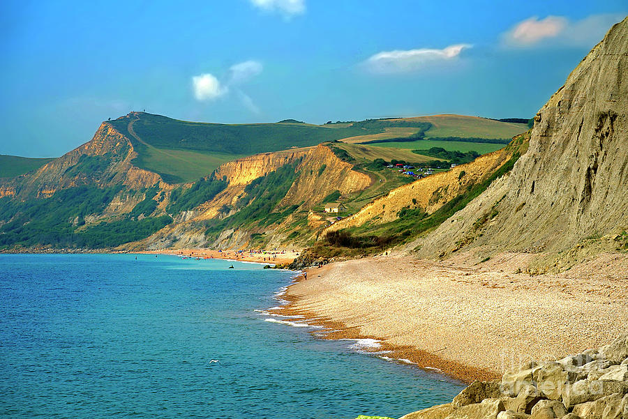 Golden Cap Dorset #1 Photograph by Alison Chambers - Fine Art America