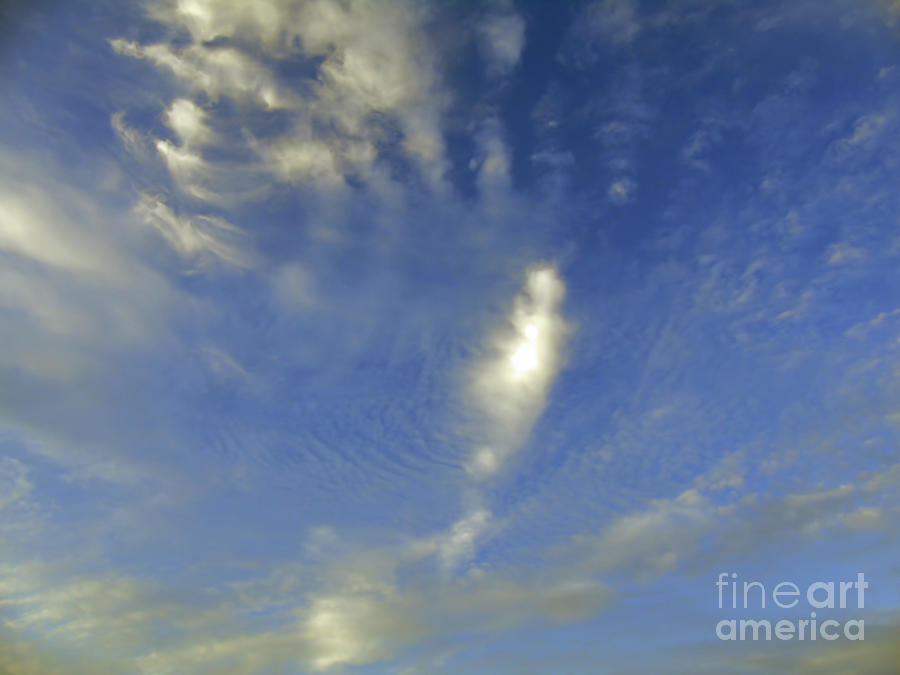 Golden Clouds-1 Photograph by D Hackett