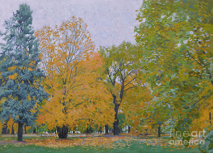 Golden Maple Painting