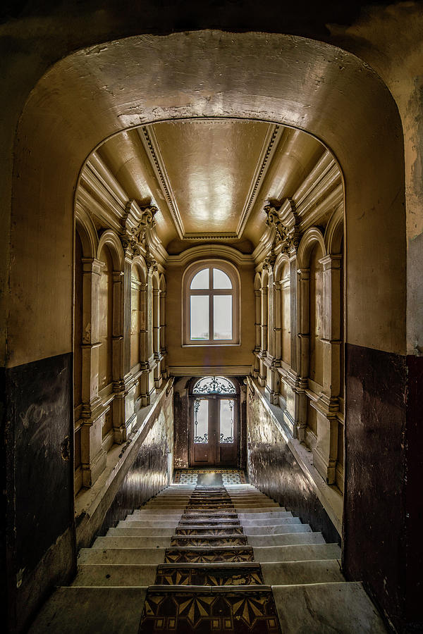 Golden Staircase #1 Photograph by Jaroslaw Blaminsky