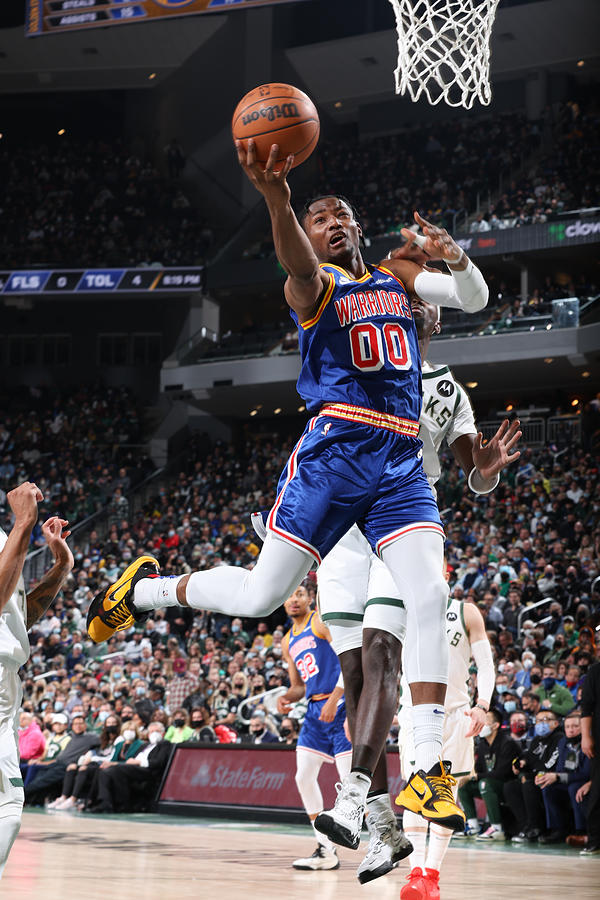 Golden State Warriors V Milwaukee Bucks Photograph By Jeff Haynes ...