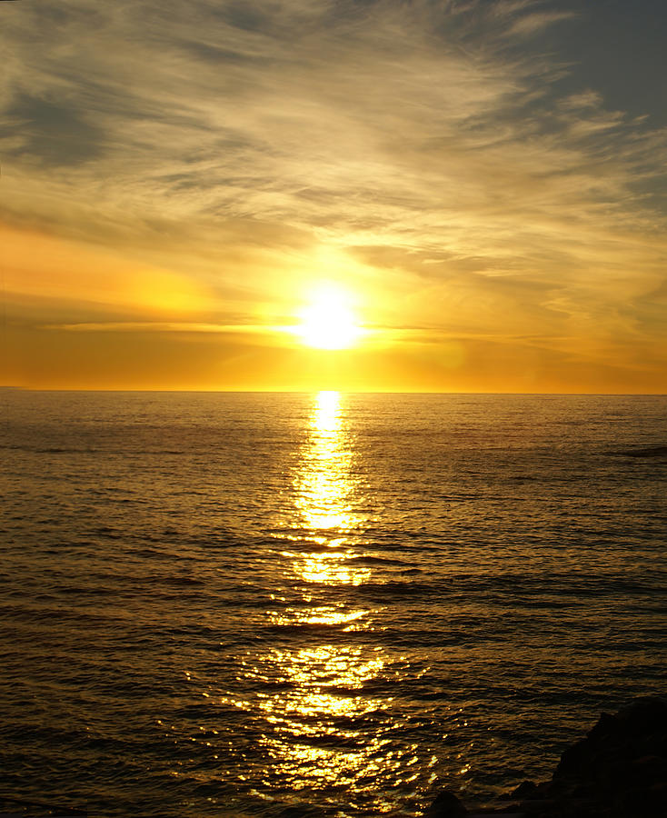 Golden Sunset Pismo Beach #1 Photograph by Barbara Snyder