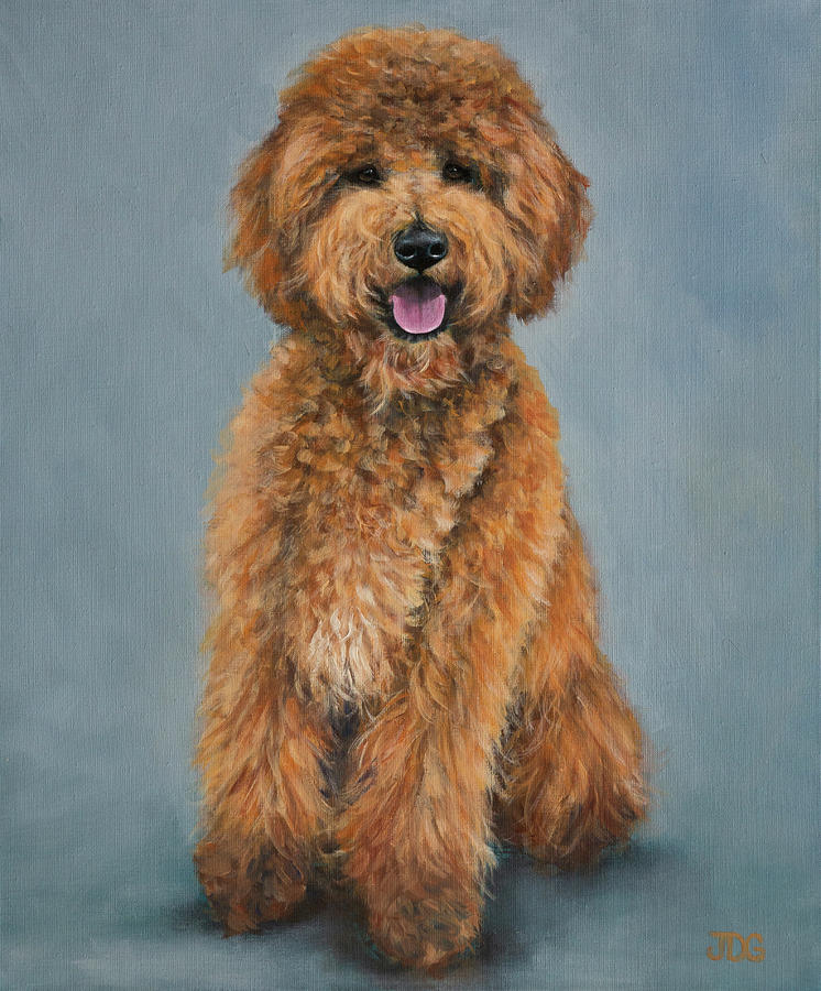 Goldendoodle painting sales