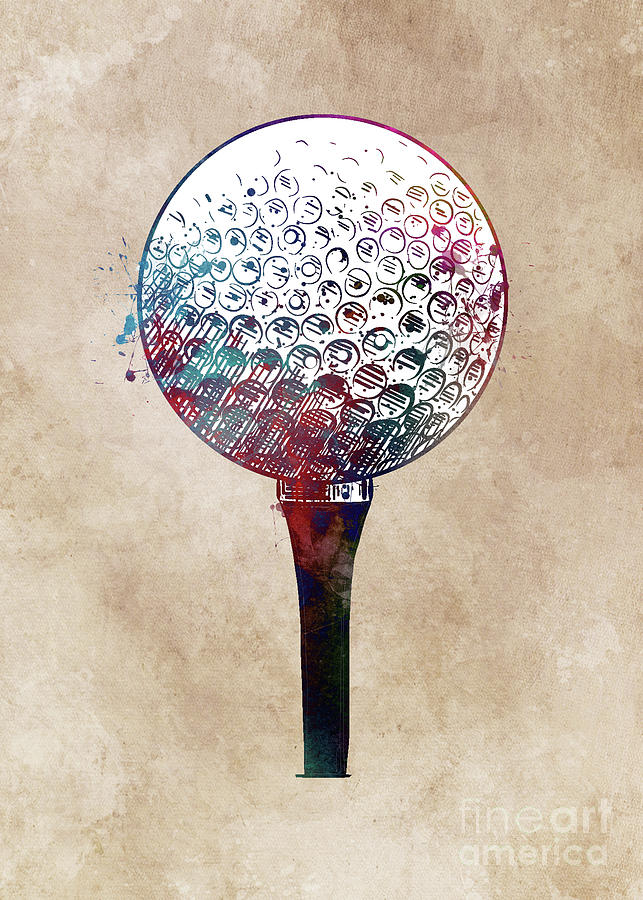 Golf player sport #golf #sport #1 Digital Art by Justyna Jaszke JBJart