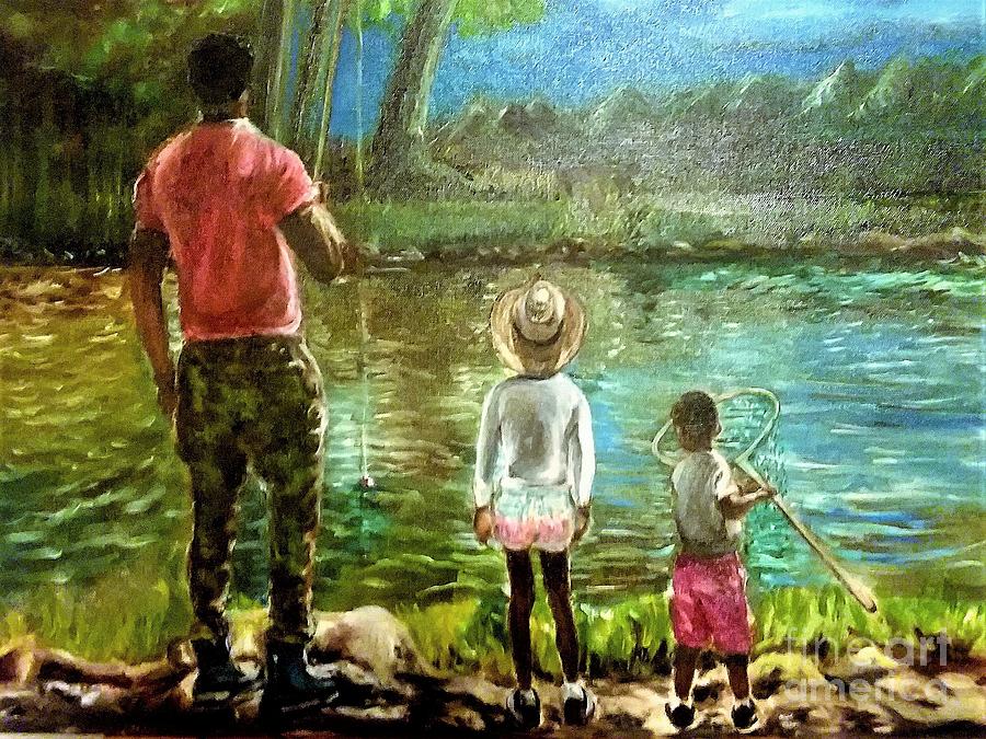 Gone Fishing Painting by Victor Thomason