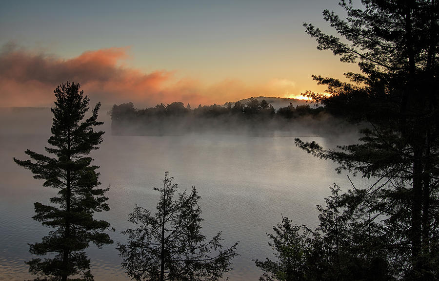 Good Morning - Wollaston Lake - Ontario, Canada #1 Photograph by Spencer Bush