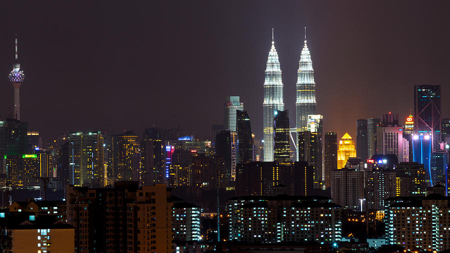 Good night Kuala Lumpur #1 Photograph by Shaifulzamri