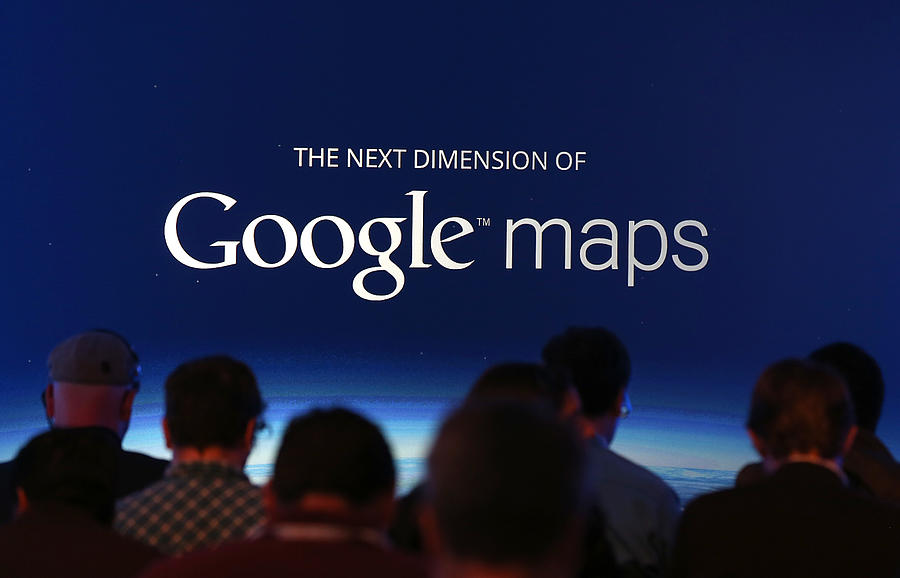 Google Holds News Conference Photograph by Justin Sullivan Google Holds News Conference Photograph by Justin Sullivan