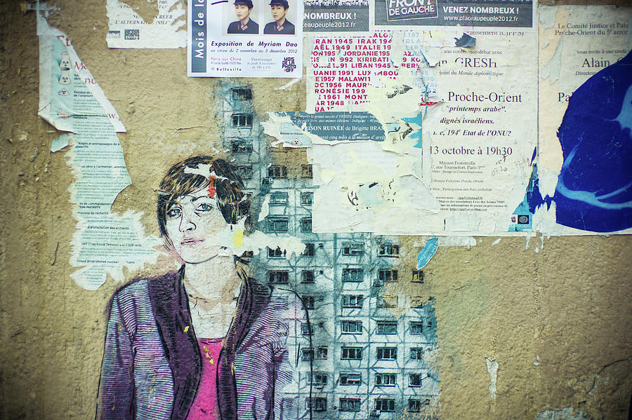 Graffiti, Paris #1 Photograph by Eugene Nikiforov