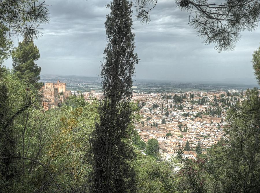 Granada Alhambra and Albaicin #2 Photograph by Geoff Harrison