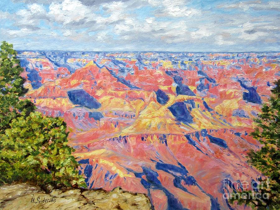 Grand Canyon National Park Arizona. Painting By Helen Sviderskis | Fine ...