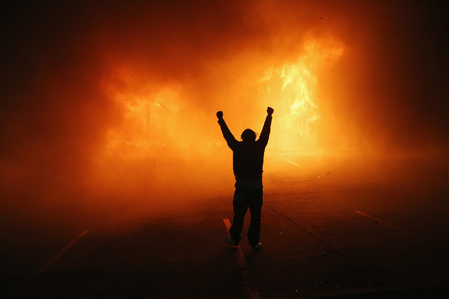 Grand Jury Decision Reached In Ferguson Shooting Case Photograph by Scott Olson Grand Jury Decision Reached In Ferguson Shooting Case Photograph by Scott Olson