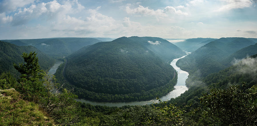 Grand View Or Grandview In New River Gorge Photograph