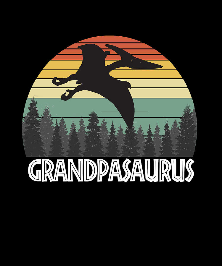 Grandpasaurus Grandpa Saurus Grandpa Dinosaur #1 Drawing by Bruno ...