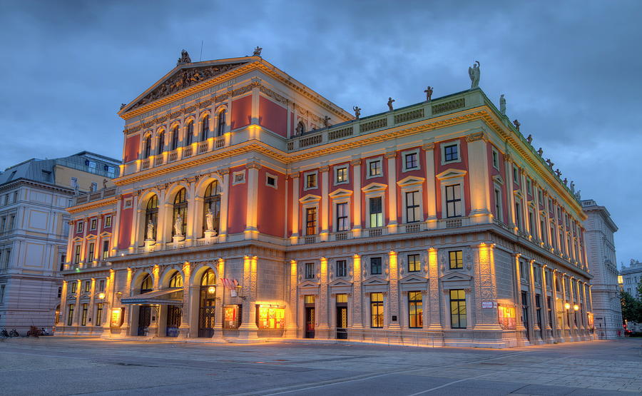 Great Hall of Wiener Musikverein, Vienna, Austria, HDR #1 Photograph by Elenarts - Elena Duvernay photo