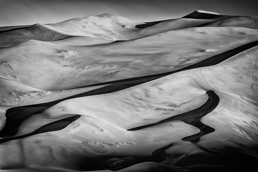 Great Sand Dunes II Black and White Photograph by Rick Berk | Fine Art ...