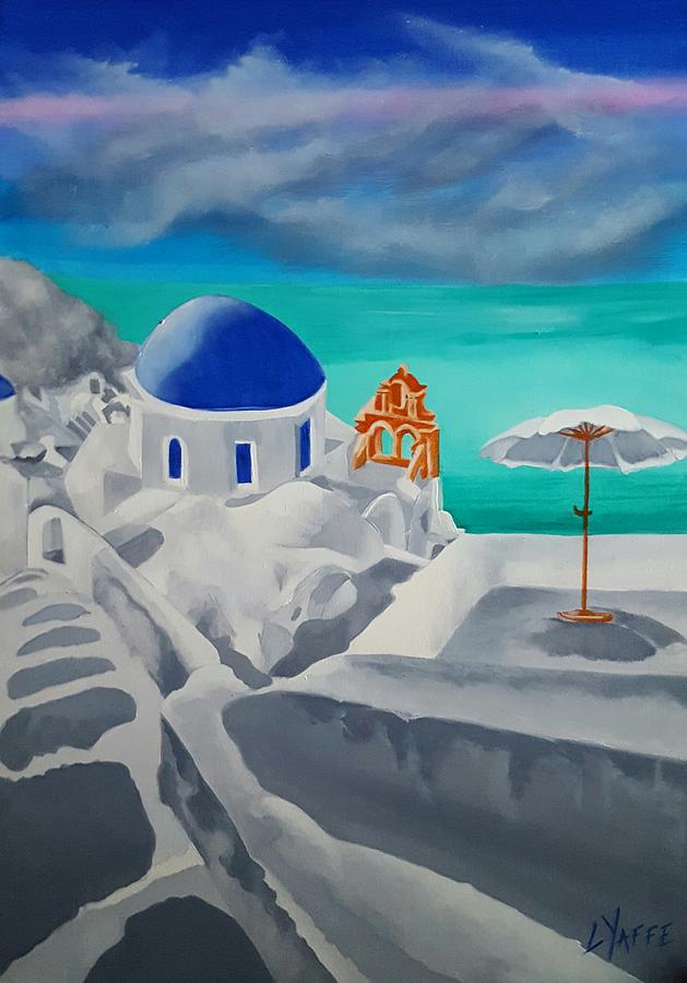 Greece #1 Painting by Loraine Yaffe