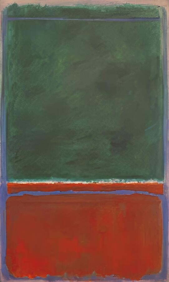 Green and Maroon, 1953 Photograph by Mark Rothko