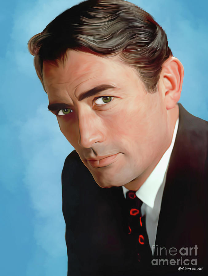 Gregory Peck Illustration Painting