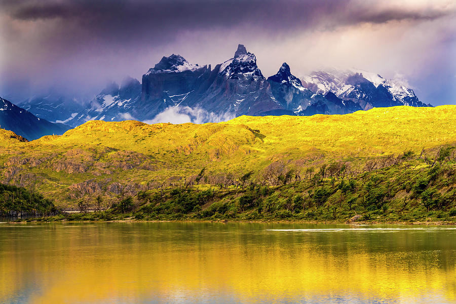 Grey Lake Paine Horns Torres del Paine National Park Chile Photograph ...