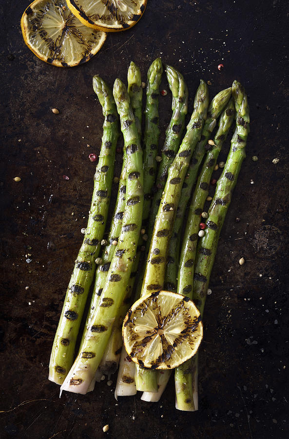 Grilled asparagus #1 Photograph by EasyBuy4u