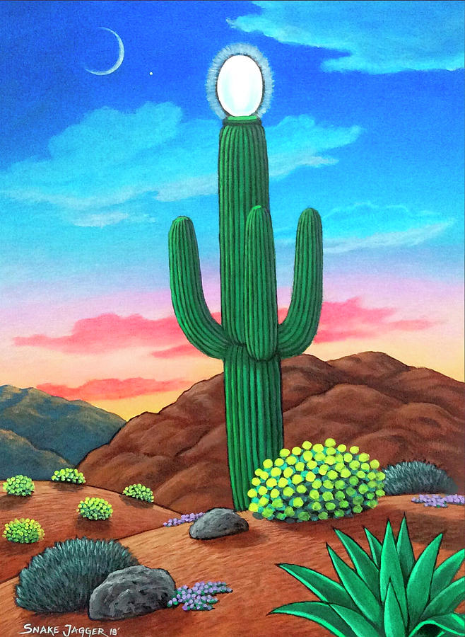 Guiding Light #1 Painting by Snake Jagger