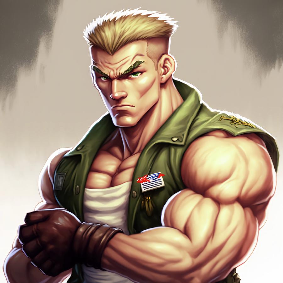 Guile Street Fighter Artwork