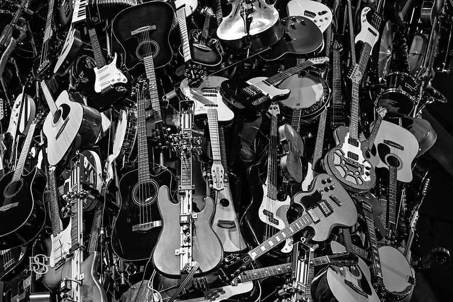 Guitar Art Structure Photograph by Boomer Streit - Fine Art America