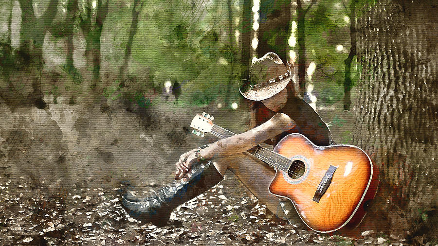 Guitar Dream #1 Mixed Media by Marvin Blaine
