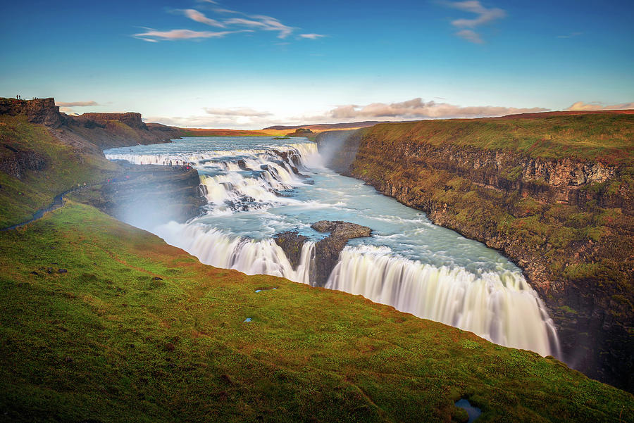 Gullfoss waterfall and the Olfusa river in southwest Iceland Photograph ...