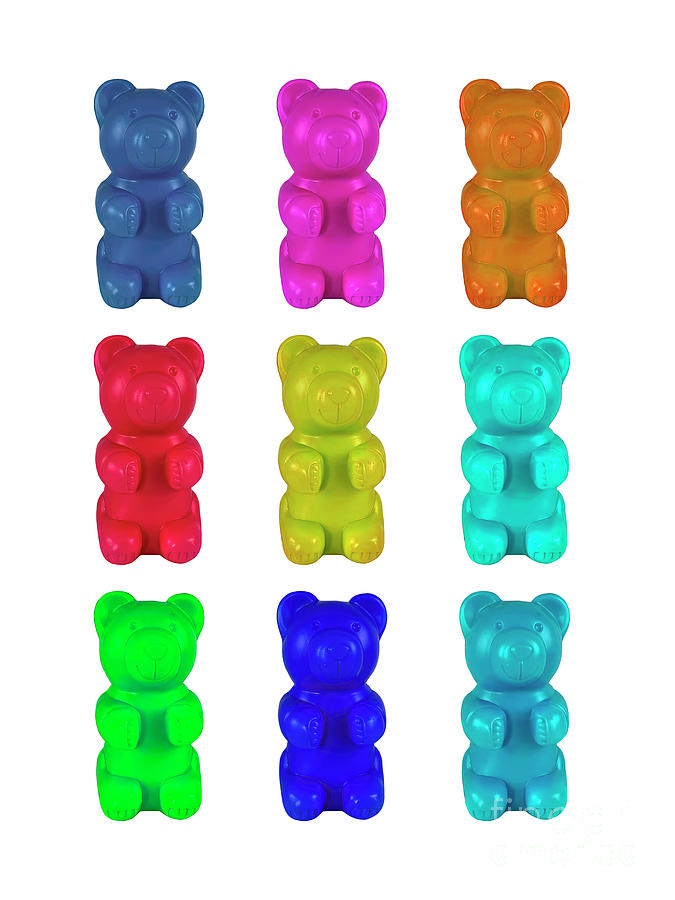 Gummy bear Painting by Pablo Romero - Fine Art America