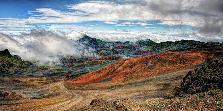 Haleakala volcano crater #2 Photograph by Bill Dodsworth