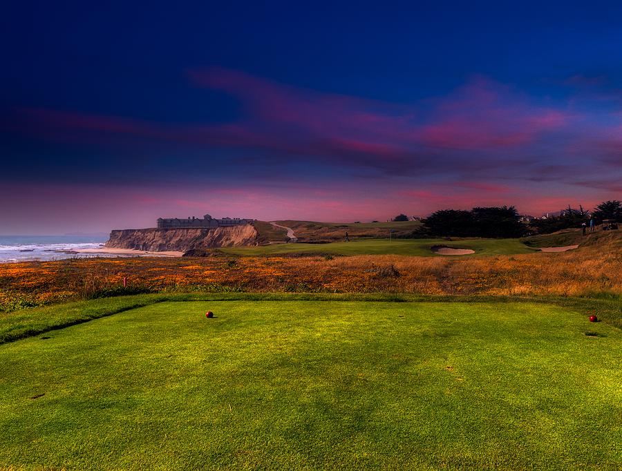 Half Moon Bay Golf Course At Sunset Photograph by Mountain Dreams