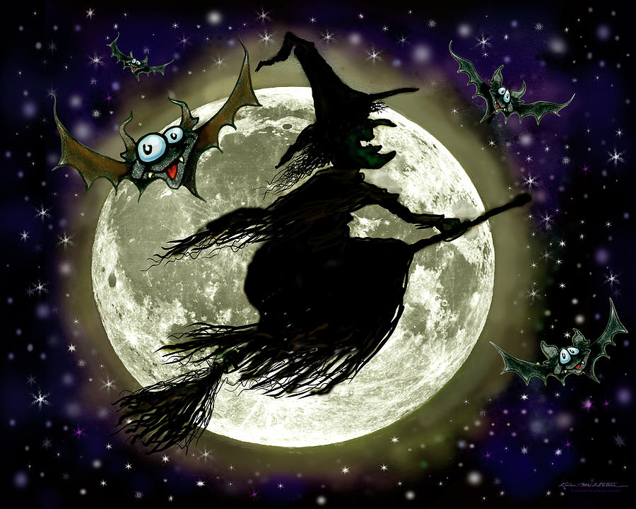 Halloween Witch Digital Art