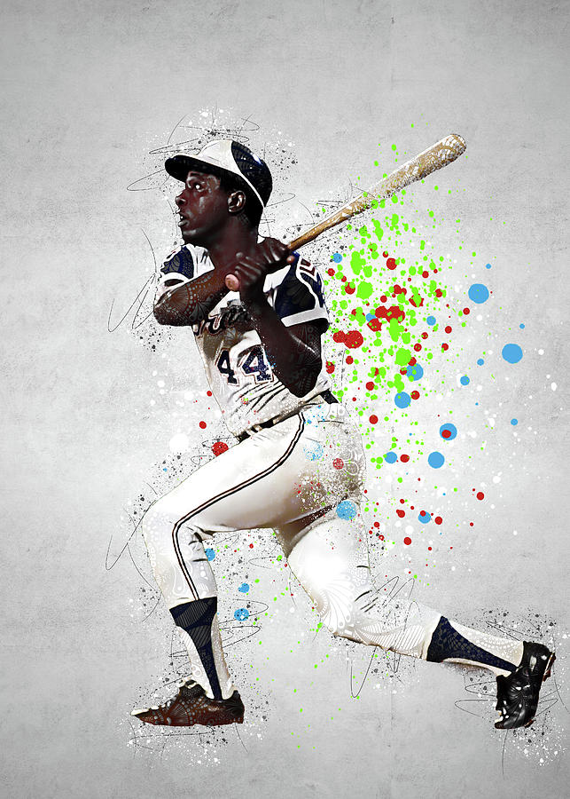 Hank Aaron Digital Art by Luong Dat