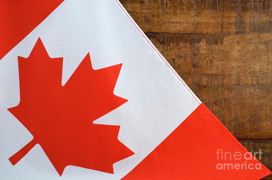 Happy Canada Day Canadian Flag Photograph by Milleflore Images - Fine ...