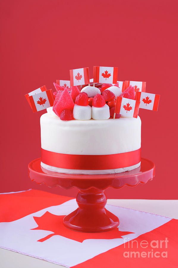 Canada Cake Topper Printable Happy Canada Day Birthday Party - Etsy