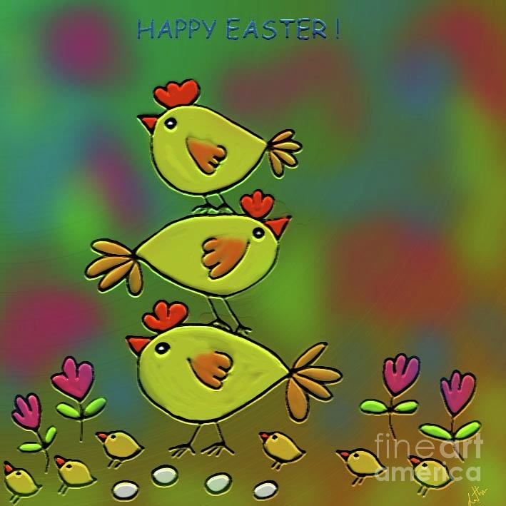 Happy Easter #1 Digital Art by Latha Gokuldas Panicker
