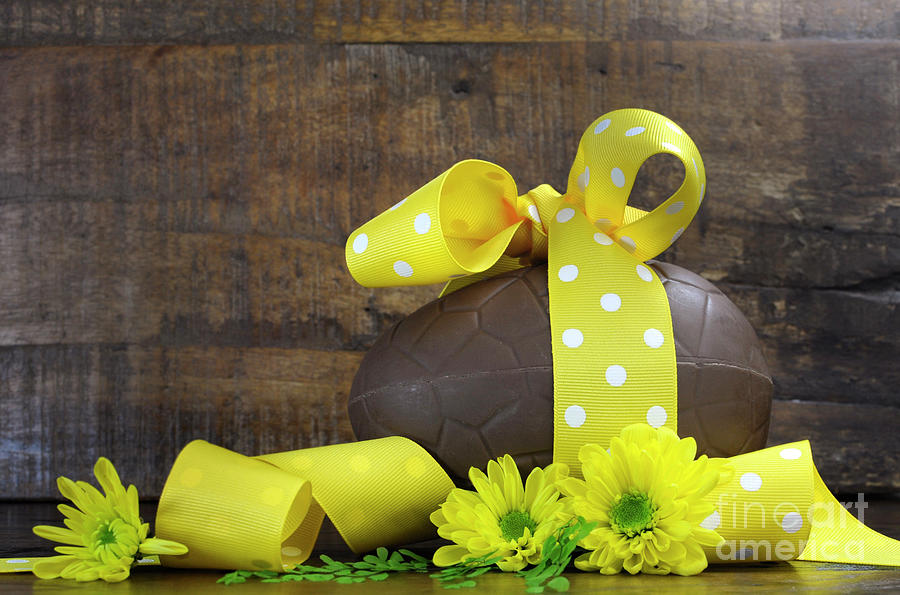 Happy Easter still life #1 Photograph by Milleflore Images