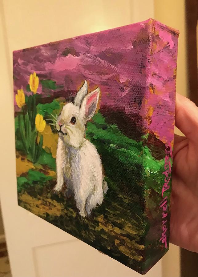 Happy Hoppy Easter #2 Painting by Sherrell Rodgers
