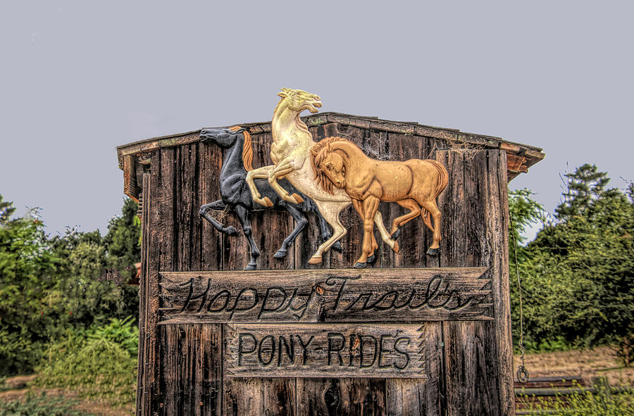 Happy Trails Pony Rides #1 Photograph by Floyd Snyder