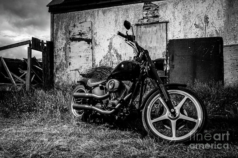 Harley Davidson Softail night train #1 Photograph by Gunnar Orn Arnason