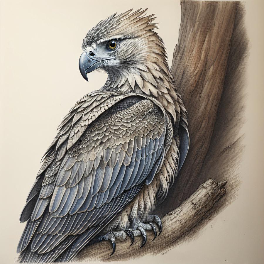 Harpy Eagle Digital Art by Bob Smerecki - Fine Art America