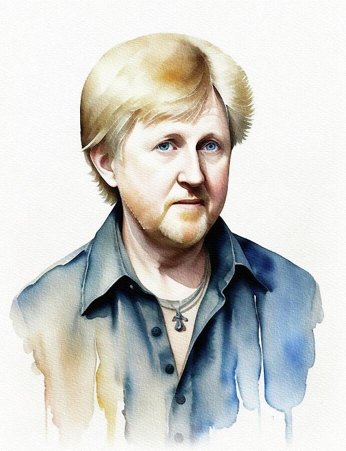 Harry Nilsson, Music Legend #1 Painting by Sarah Kirk - Fine Art America