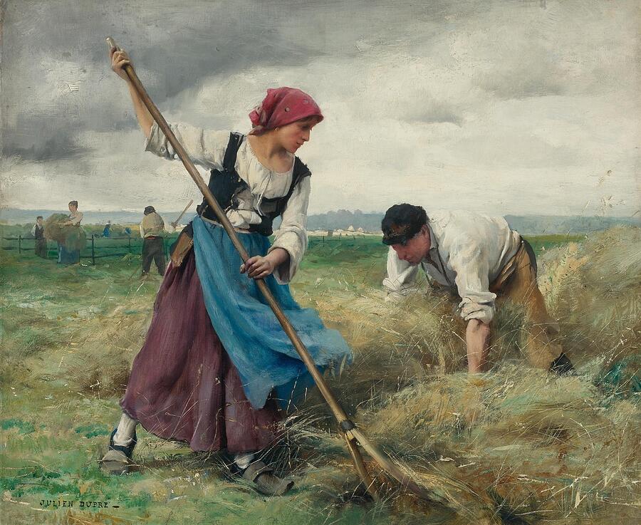 Harvesters #1 Painting by Julien Dupre French
