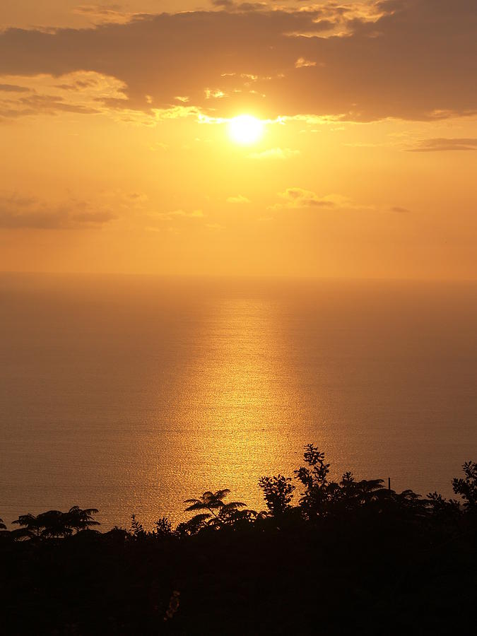 Hawaii sunset  Photograph by Athala Bruckner