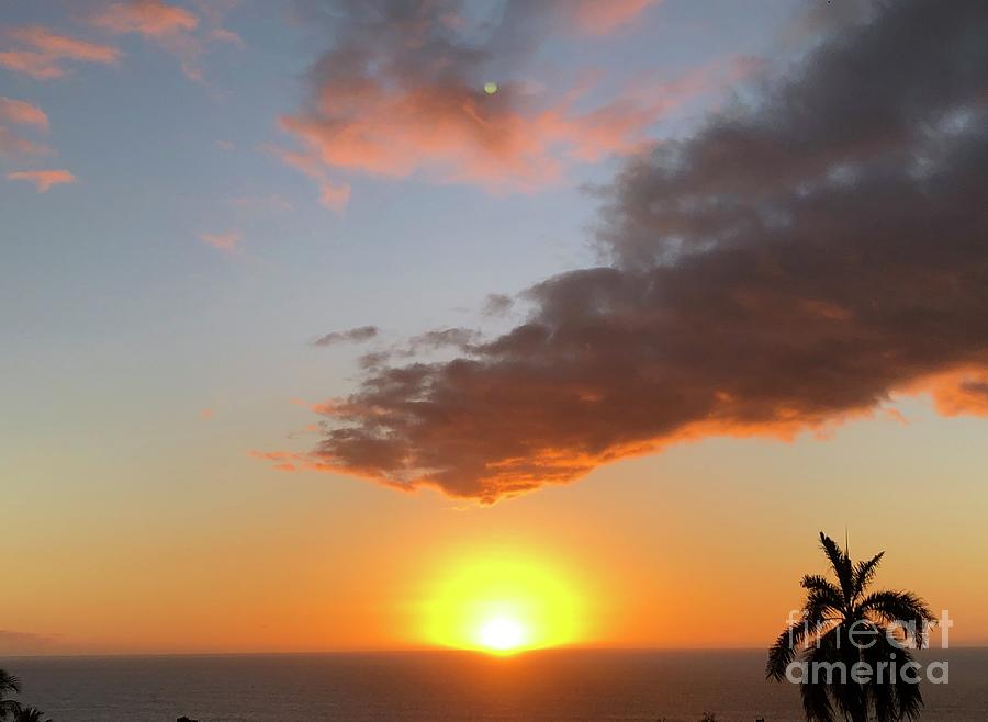 Hawaiian Sunset #1 Photograph by Karen Nicholson