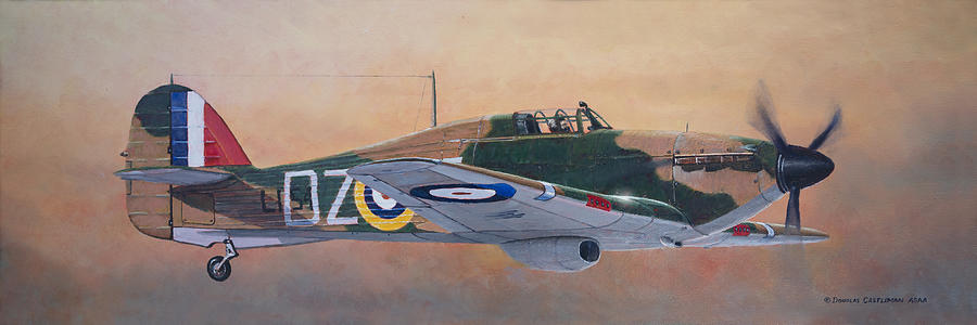 Hawker Hurricane #1 Painting by Douglas Castleman