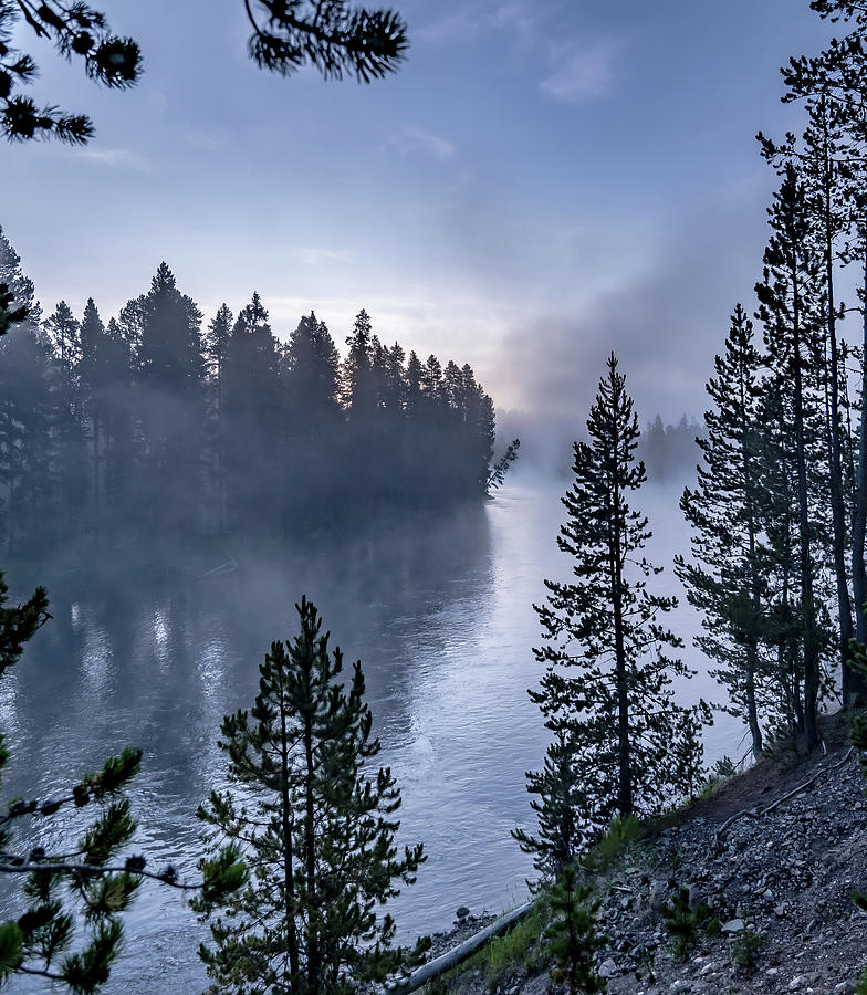 Hayden Valley and Yellowstone River, Yellowstone National Park #1 Photograph by Alex Grichenko